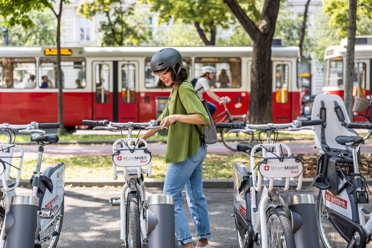 Udržitelná mobilita ve Vídni. Zdroj: Město Vídeň