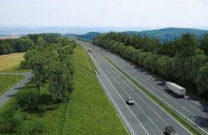 Vizualizace dálnice D35 Staré Město - Mohelnice. Foto: ŘSD