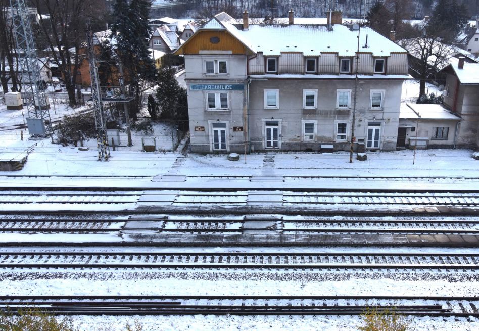 Stanice Okrouhlice. Foto: Správa železnic