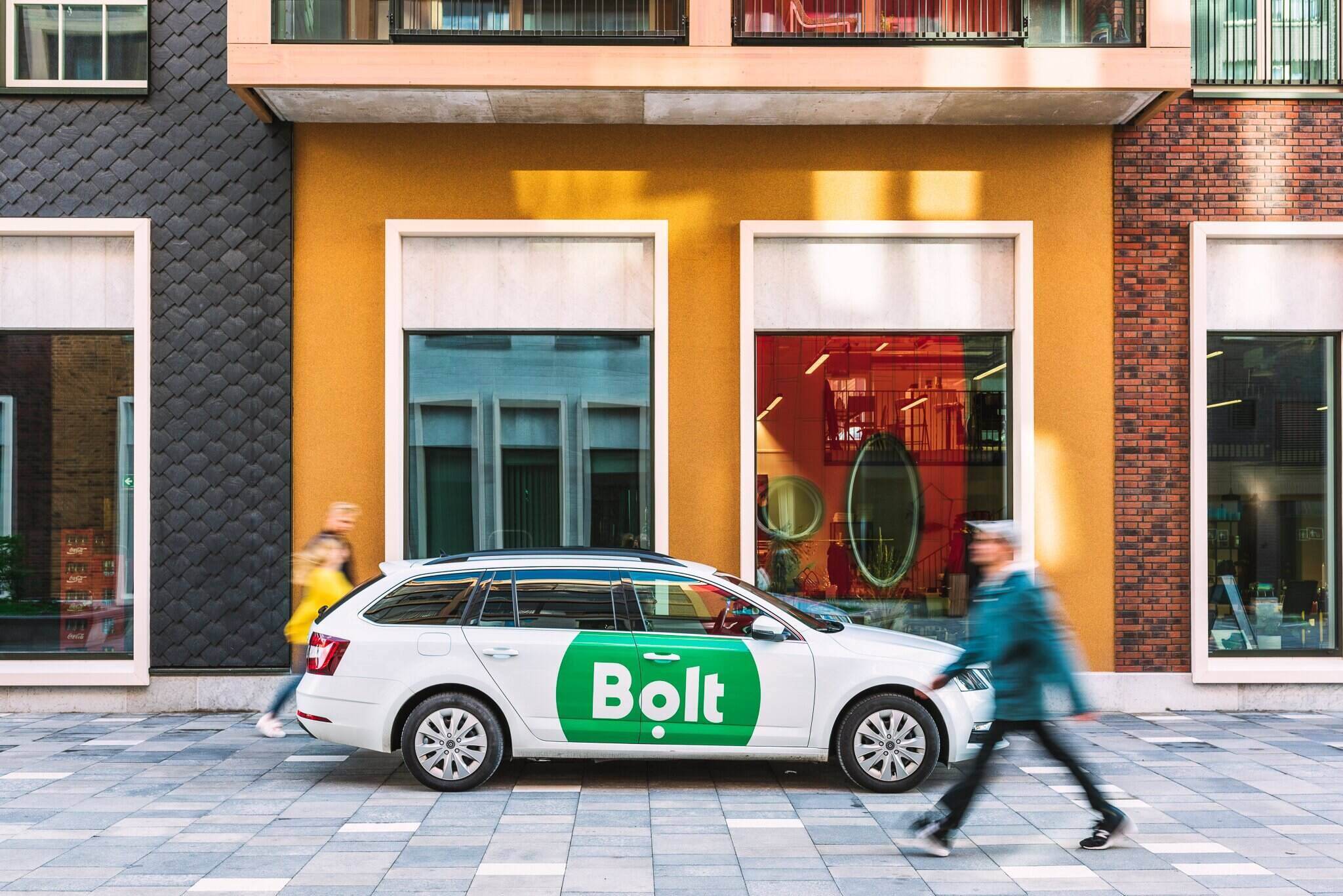 Škoda Octavia ve službách platformy Bolt. Zdroj: Bolt