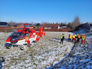 Dnešní nehoda na křižovatce v Dobré.
Foto: HZS MSK