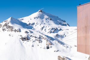 Práce na nové lanovce na Schilthorn. Foto: Garaventa