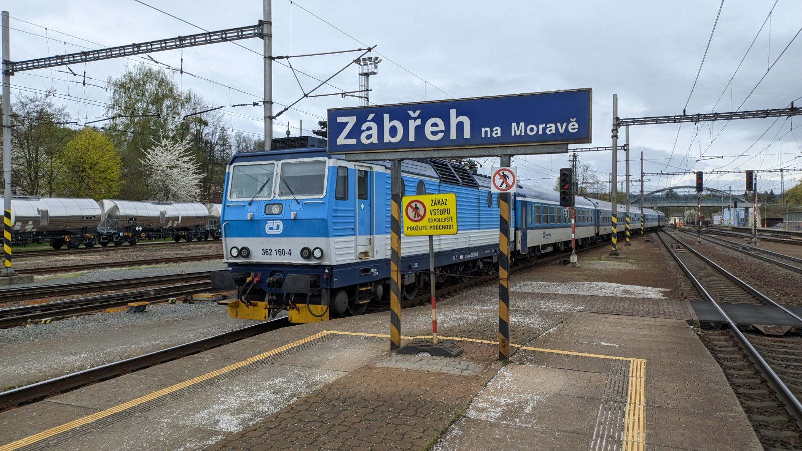 Přechod na nádraží Zábřeh na Moravě. Foto: Zdopravy.cz / Jan Sůra