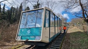 Poslední jízda lanovky na pražský Petřín. Foto: Zdopravy.cz