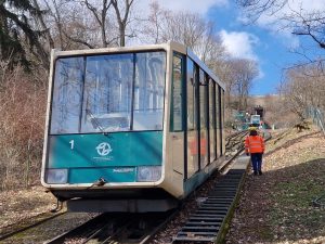 Poslední jízda lanovky na pražský Petřín. Foto: Zdopravy.cz