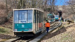 Poslední jízda lanovky na pražský Petřín. Foto: Zdopravy.cz