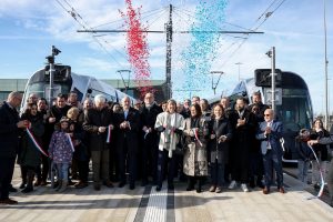 Otevření tramvajové linky na letiště v Lucemburku. Foto: LuxTram