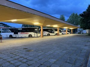 Autobusové nádraží Čapljina, které je přilehlé k nádraží vlakovému