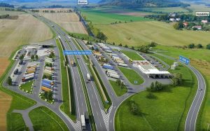 D6 Knínice - Bošov, vizualizace. Pramen: ŘSD/Pragoprojekt