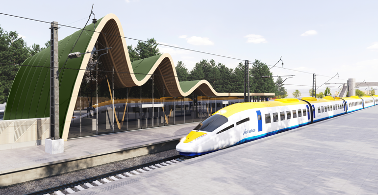 Projekt Rail Baltica - ilustrační foto. Zdroj: Rail Baltica