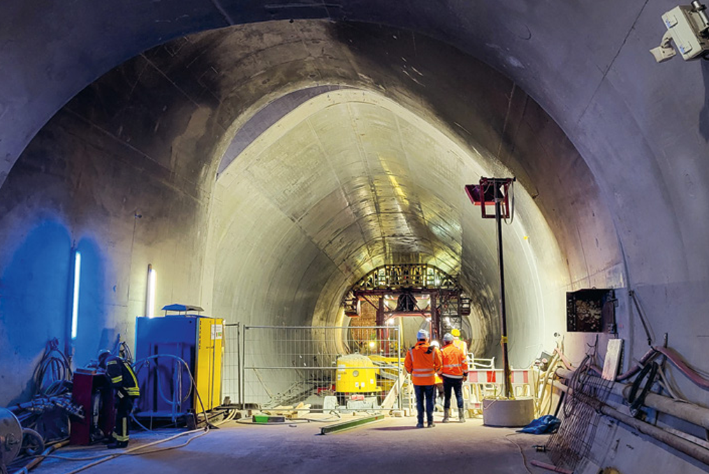 Výstavbu tunelu Wartberg v rámci projektu Stuttgart 21. Foto: Bemo, skupina Metrostav