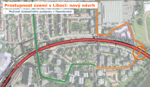 Úsek Veleslavín - Ruzyně modernizované tratě Praha - letiště - Kladno (PRAK). Zdroj: SŽ