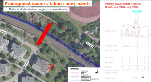 Úsek Veleslavín - Ruzyně modernizované tratě Praha - letiště - Kladno (PRAK). Zdroj: SŽ