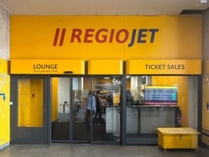 Regiojet Lounge Brno hlavní nádraží. Foto: RegioJet