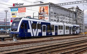 Nová jednotka Saphir II pro Wynental- und Suhrentalbahn. Foto: Aargau Verkehr