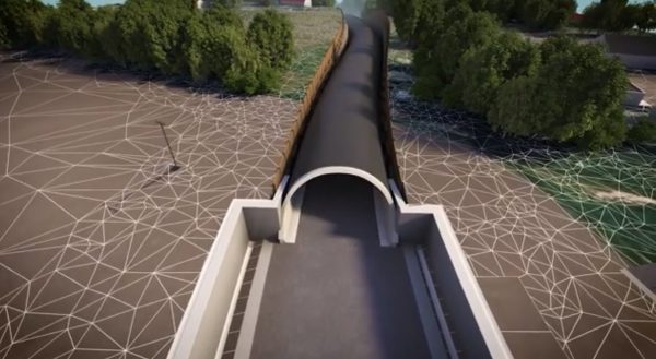 Vizualizace obchvatu Jizerního Vtelna. Foto: ŘSD