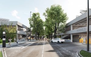 Parking Village Aviatická. Zdroj a vizualizace: ra15 / 2DR Studio