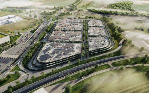 Parking Village Aviatická.
Zdroj a vizualizace: ra15 / 2DR Studio