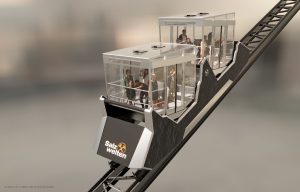 Vizualizace nové lanovky Salzbergbahn v Hallstattu. Foto: Hasenauer.ARCHITEKTEN