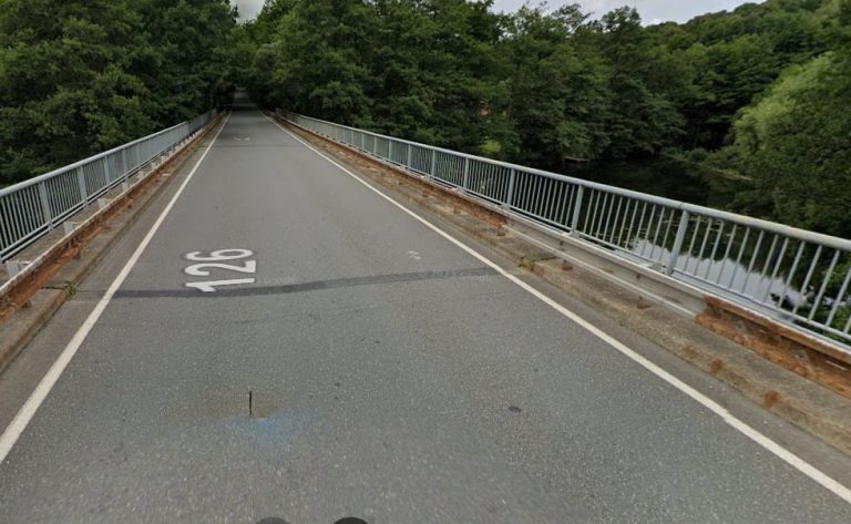 Most na silnici II/126 přes Želivku. Foto: Google Street View