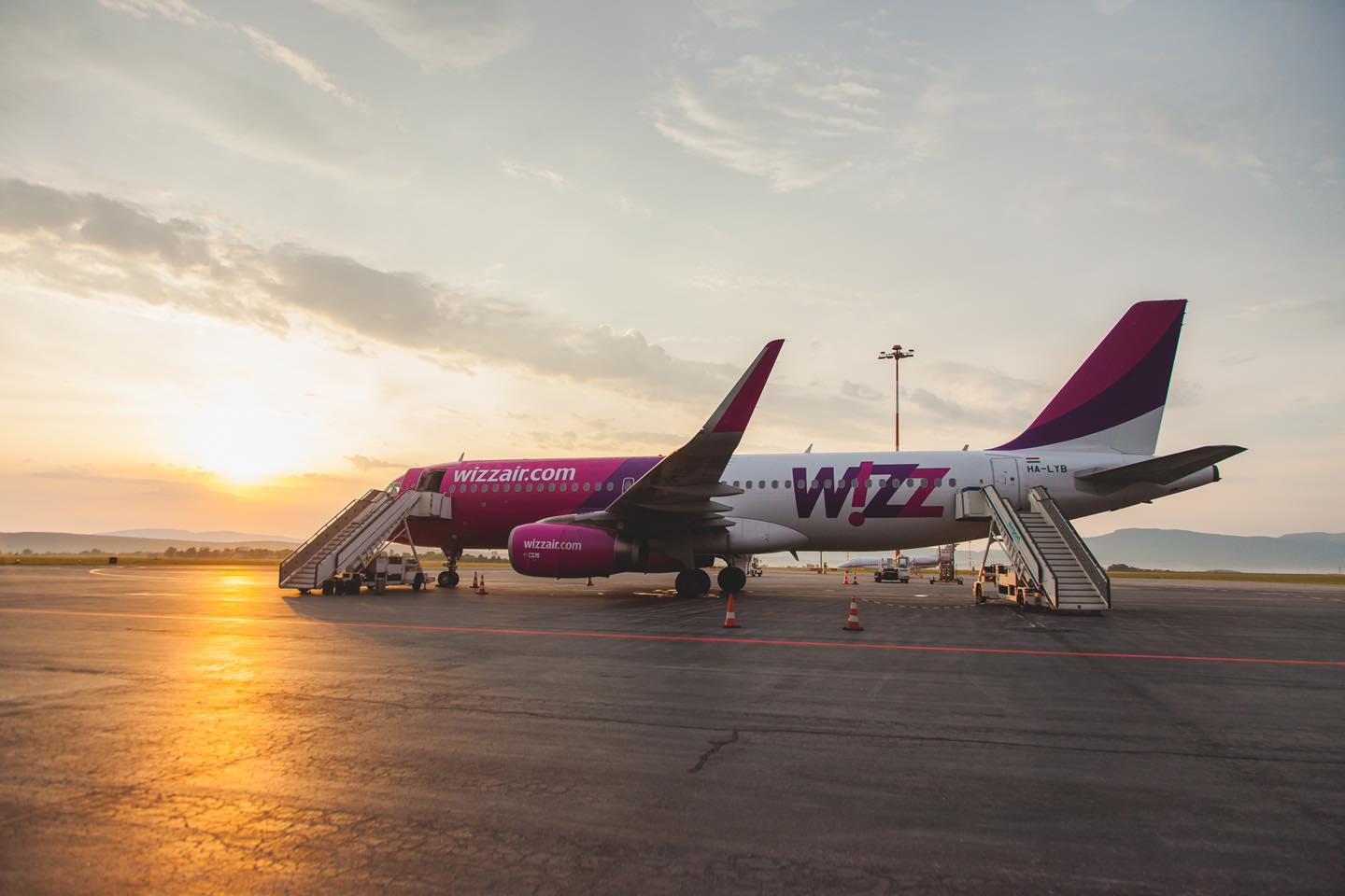 Wizz Air v Košicích. Zdroj: Letisko Košice