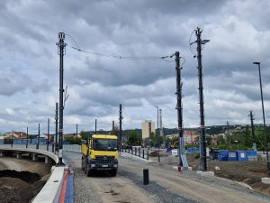 Dokončované estakády úseku Bubny - Výstaviště. Foto: Zdopravy.cz