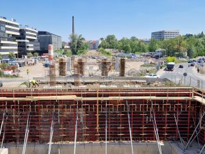 První zahájená stavba rekonstrukce Libeňského soumostí. Foto: Zdopravy.cz