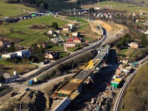 Modernizace úseku Svrčinovec – státní hranice.
Zdroj: ŽSR