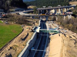 Modernizace úseku Svrčinovec – státní hranice.
Zdroj: ŽSR