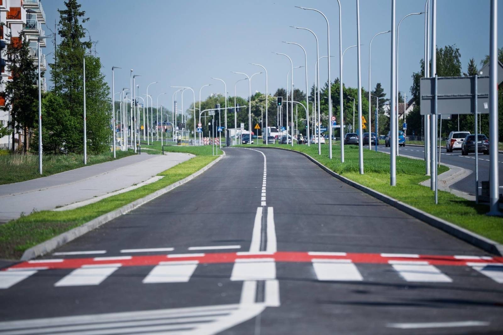 Nová silnice výhradně pro autobusy ve Vratislavi. Foto: wroclav.pl