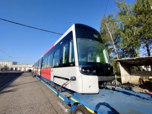 Druhý vůz Škoda 52T dorazil do Ústředních dílen DP. Foto: DPP - Filip Jiřík