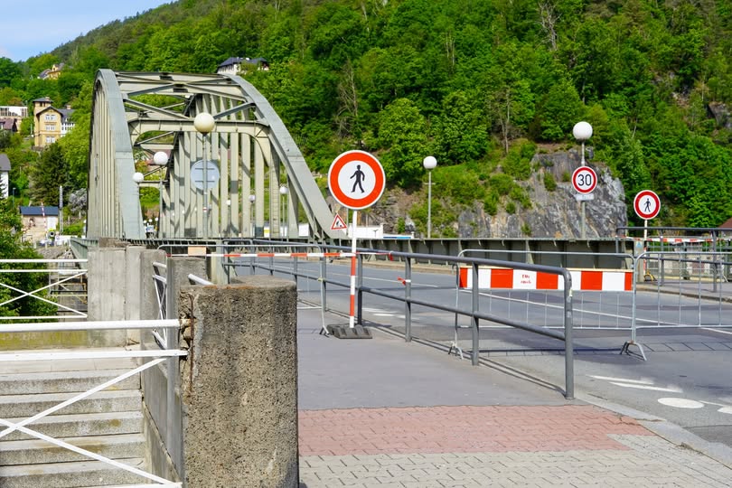 Tyršův most přes Labe v Děčíně. Foto: Statutární město Děčín
