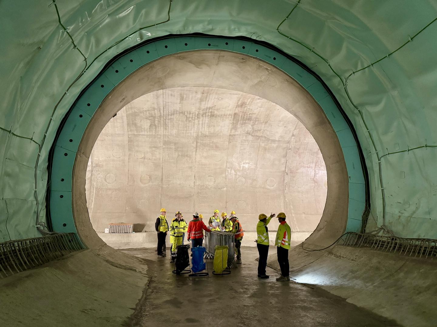 Dokončovaný tunel metra D u stanice Olbrachtova. Foto: DPP