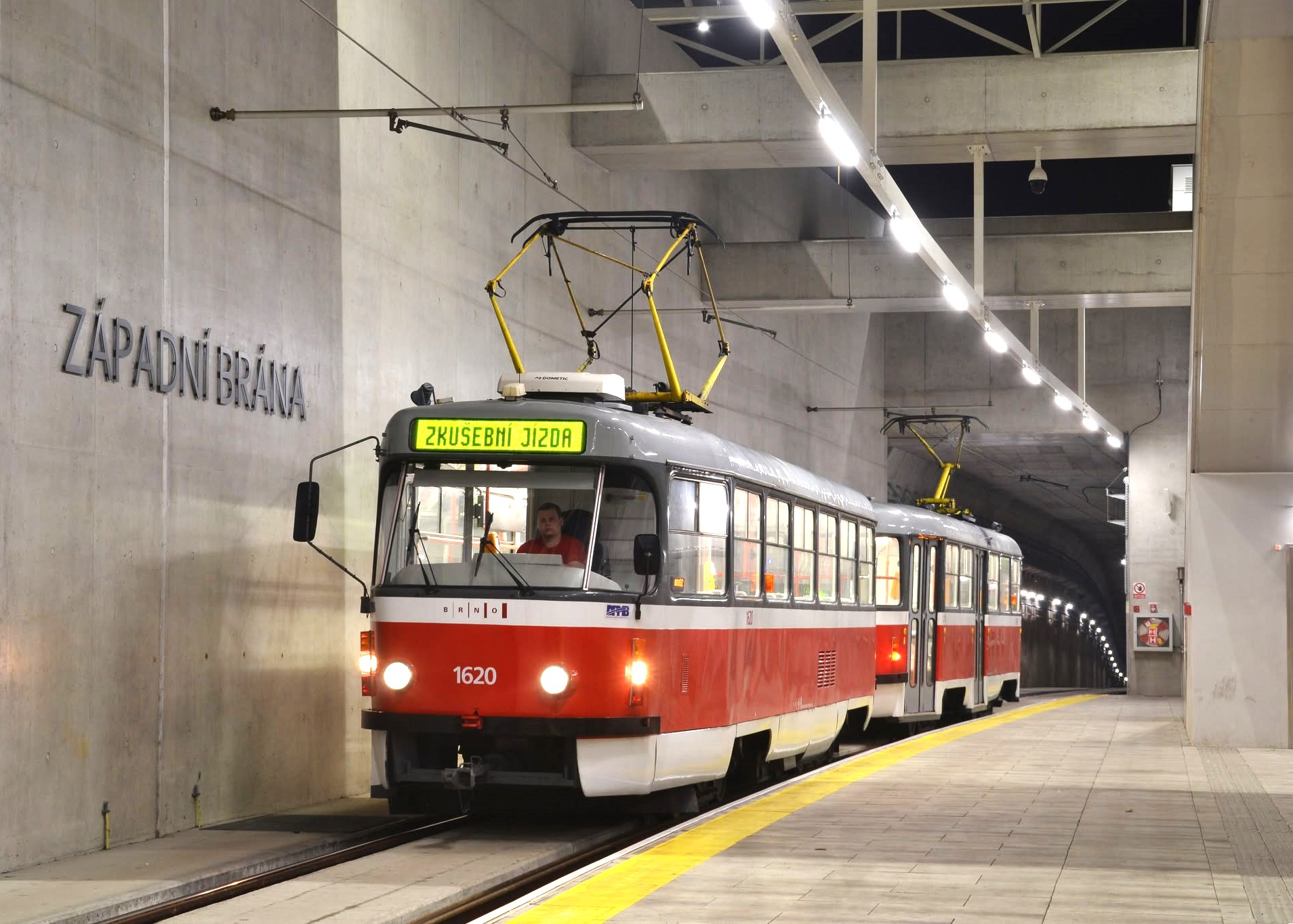 Spojení tramvají T3 kvůli výluce v Brně. Foto: Jiří Černý / DPMB