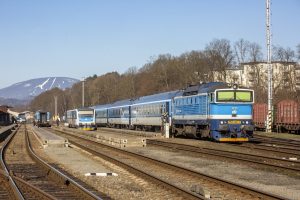 Lokomotiva řady 754. Foto: České dráhy