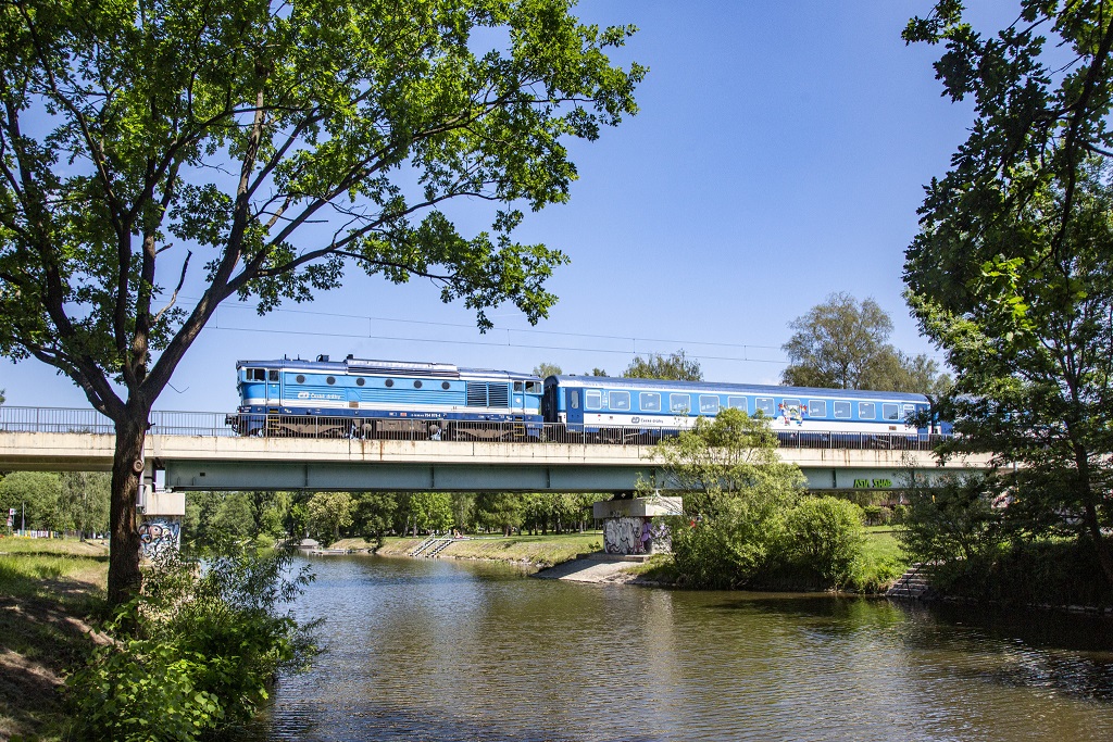 Lokomotiva řady 754. Foto: České dráhy