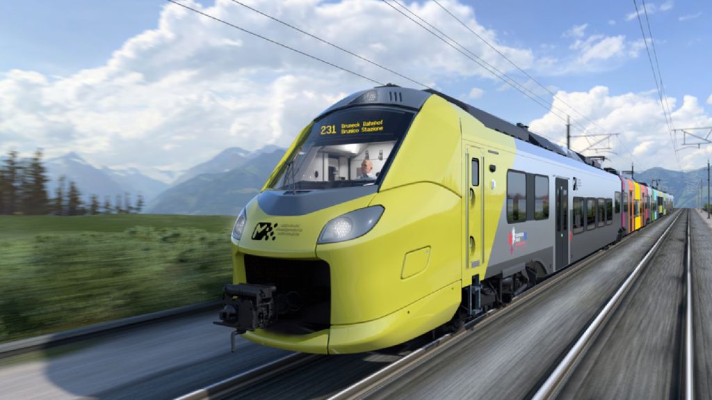 Nová jednotka Alstom Coradia Stream pro provoz v Tyrolsku v Itálii i Rakousku. Foto: Alstom