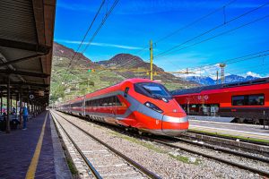 Frecciarossa ETR 1000 v Bolzanu. Foto: DB