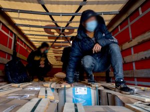 Migranti.Zdroj: Policie ČR