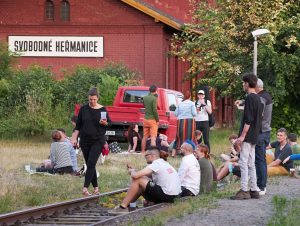 Nádraží Svobodné Heřmanice, konečná Hvozdnického expresu. Autor: Martin Zavadil