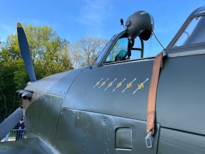 Slavnostní představení letounu Hawker Hurricane Mk.IIa.
Foto: Zdopravy.cz / Vojtěch Očadlý