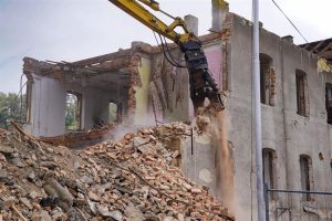 Demolice nádražní budovy v Mladé Boleslavi. Foto: Pavel Šubrt /mb-net.cz