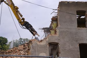 Demolice nádražní budovy v Mladé Boleslavi. Foto: Pavel Šubrt /mb-net.cz