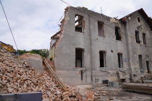 Demolice nádražní budovy v Mladé Boleslavi. Foto: Pavel Šubrt /mb-net.cz