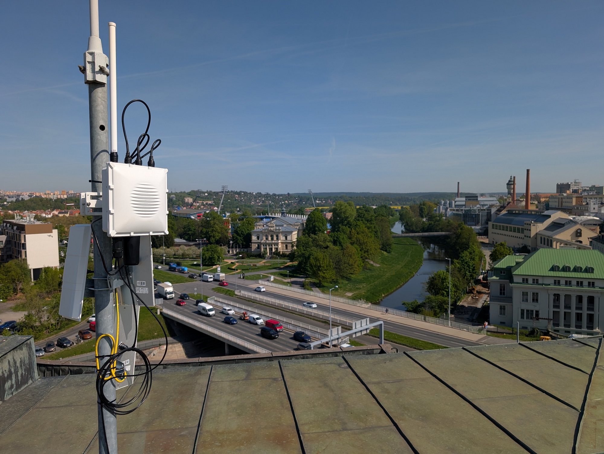 Technologie k monitoraci vzdušného prostoru od firmy Dronetag. Zdroj: Plzeň