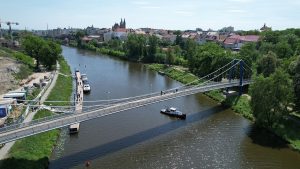 Přístaviště pro rekreační plavidla v Kolíně. Pramen: ŘVC