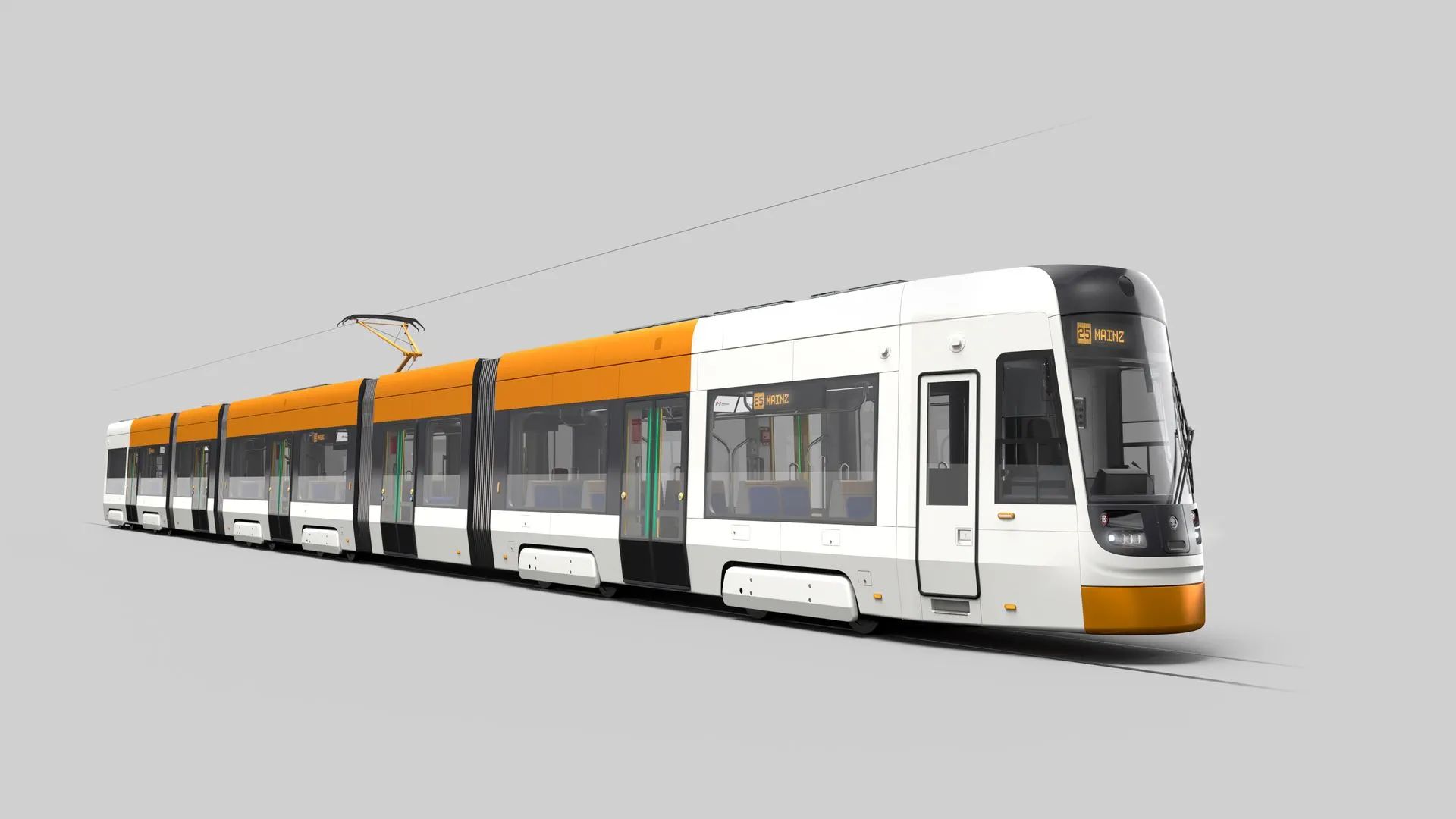 Nová tramvaj od Škody pro Mainz. Foto: Mainzer Stadwerke
