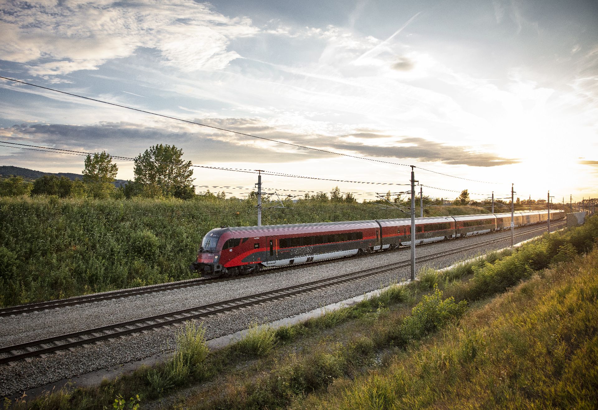 Railjet na Weststrecke. Foto: ÖBB