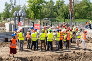 Plavební komora Rohatec. Pramen: Swietelsky stavební