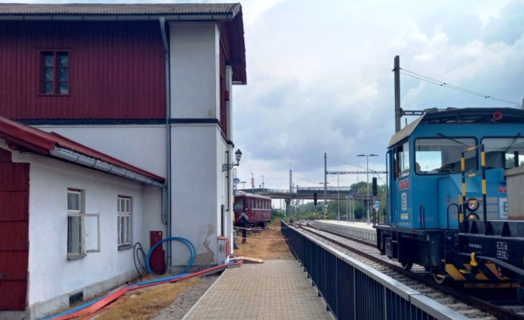 Železniční muzeum v Rosicích. Foto: Pardubický spolek historie železniční dopravy
